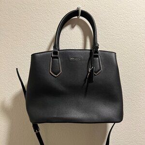 Nine West Andressa Satchel – Black Faux Leather – Never Used